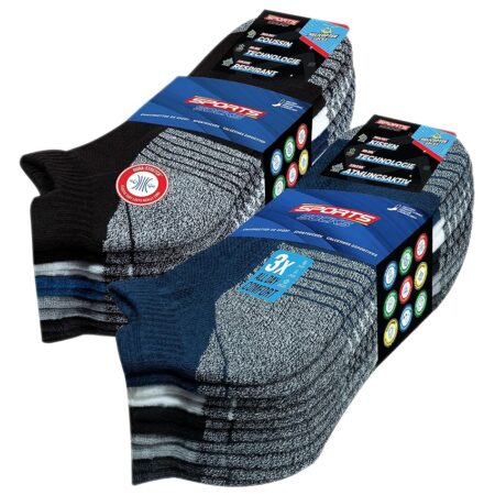 offerta a tempo: soxco 10 paia calzini uomo corti spugna estivi calze donna corte sportivi running eu 43 — 34% da 17,99 € a 11,95 €