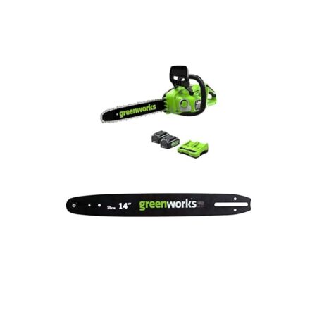 offerta a tempo: greenworks motosega a batteria con motore brushless — 43% da 353,07 € a 199,99 €
