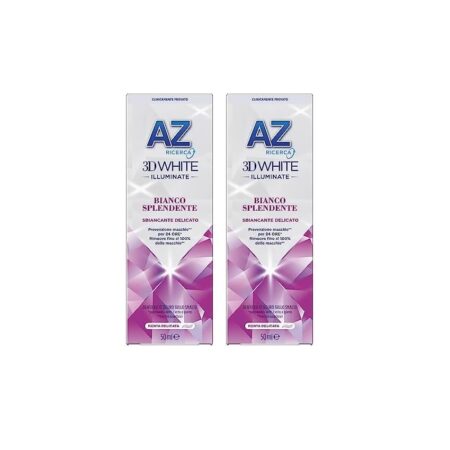 offerta a tempo: az ricerca dentifricio 3d white illuminate bianco splendente, sbiancante delicato — 37% da 5,98 € a 3,78 €