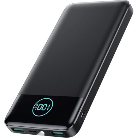 offerta a tempo: axneb power bank 13800mah,ultra sottile & leggero caricatore portatile con display lcd,3a — 39% da 16,99 € a 10,35 €
