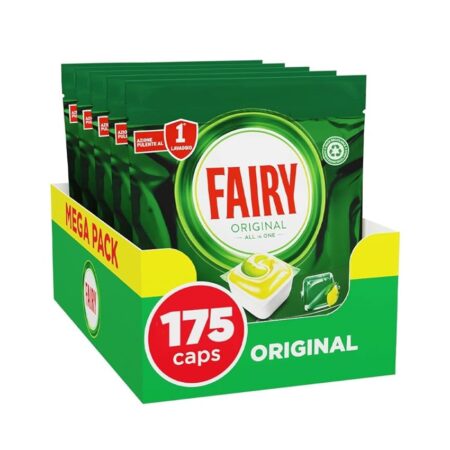 offerta a tempo: fairy detersivo pastiglie lavastoviglie 175 capsule — 45% da 54,29 € a 29,99 €