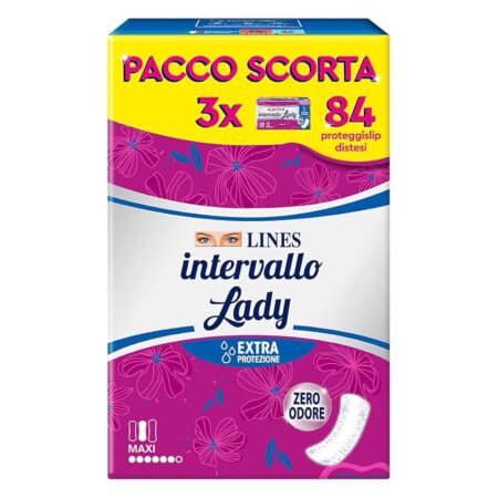offerta a tempo: lines intervallo lady maxi, formato scorta x84 proteggislip — 38% da 8,92 € a 5,51 €