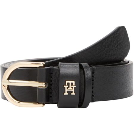 offerta a tempo: tommy hilfiger donna cintura essential effortless 2,5 cm cintura in pelle — 30% da 49,90 € a 34,95 €