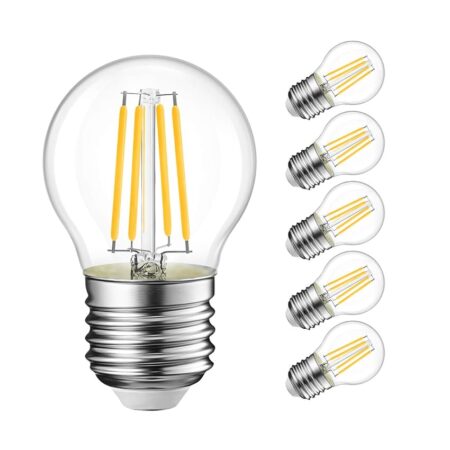 offerta a tempo: lvwit lampadine led e27 luce calda 2700k, lampadina led filamento 4w equivalenti a 40w — 44% da 16,99 € a 9,60 €
