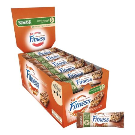 offerta a tempo: fitness crunchy caramel barrette cereali integrali con cioccolato e caramello — 42% da 15,49 € a 8,99 €