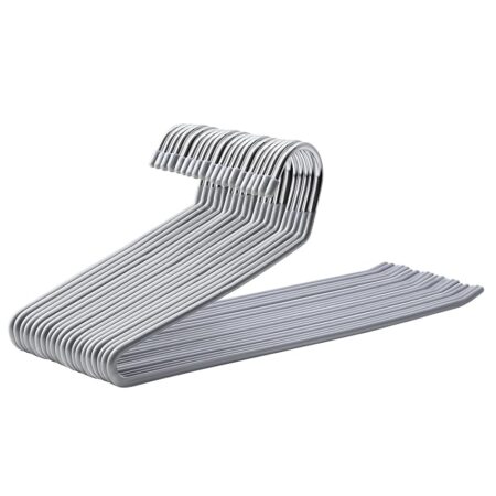 offerta a tempo: songmics confezione da 20 grucce in metallo con estremità aperta e rivestimento antiscivolo — 32% da 25,89 € a 17,59 €