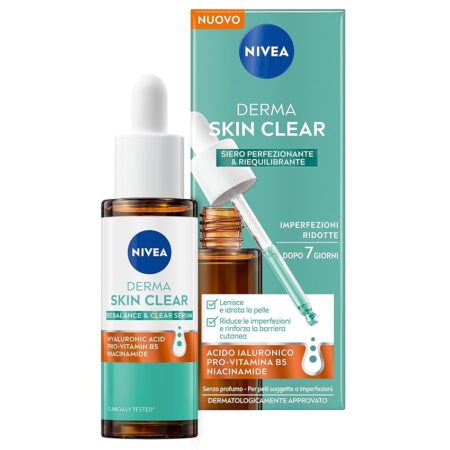 offerta a tempo: nivea siero viso perfezionante & riequilibrante con acido ialuronico e pro vitamina b5 — 38% da 12,99 € a 8,06 €