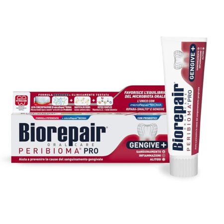 offerta a tempo: biorepair dentifricio peribioma pro gengive — 53% da 5,49 € a 2,57 €