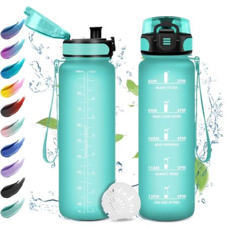 offerta a tempo: kollykolla borraccia 1l, borraccia sportiva a prova di perdite — 7% da 12,32 € a 11,44 €