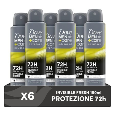 offerta a tempo: dove deodorante dove men + care invisible fresh spray advanced care — 30% da 25,74 € a 17,94 €