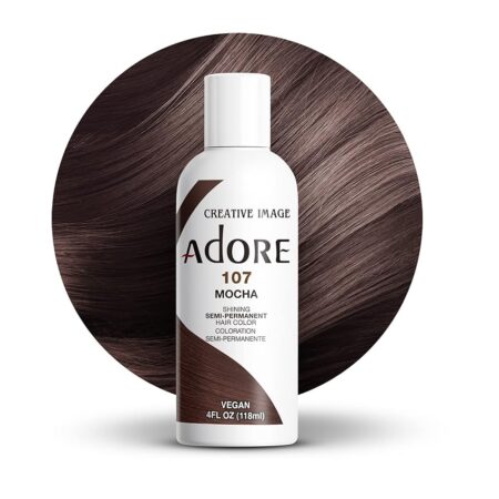 offerta a tempo: adore tinta per capelli semi permanente brillante, 107 moka — 34% da 15,37 € a 10,14 €