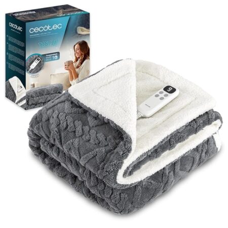 offerta a tempo: cecotec coperta elettrica con 10 livelli di temperatura regolabili — 42% da 77,90 € a 44,90 €