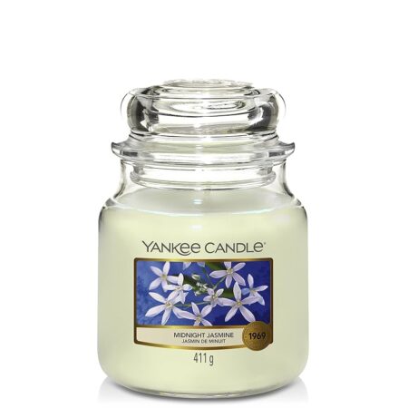 offerta a tempo: yankee candle candela profumata in giara media | gelsomino notturno | durata fino a 75 ore — 34% da 29,90 € a 19,79 €