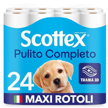 offerta a tempo: scottex carta igienica, formato salvaspazio — 33% da 20,94 € a 13,98 €