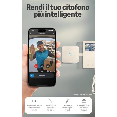 offerta a tempo: ring intercom video rendi il tuo citofono più intelligente — 30% da 99,99 € a 69,99 €