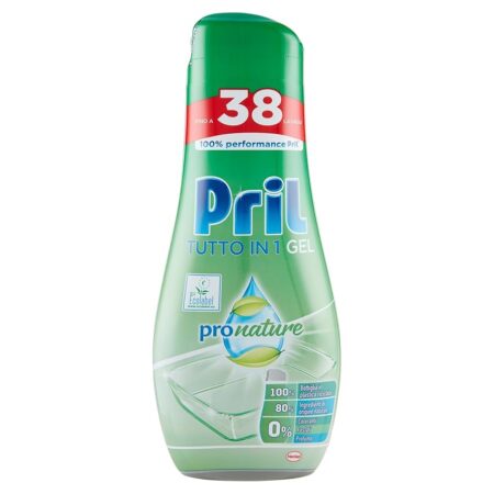 offerta a tempo: pril gel green tutto in 1, detersivo lavastoviglie — 53% da 5,99 € a 2,79 €