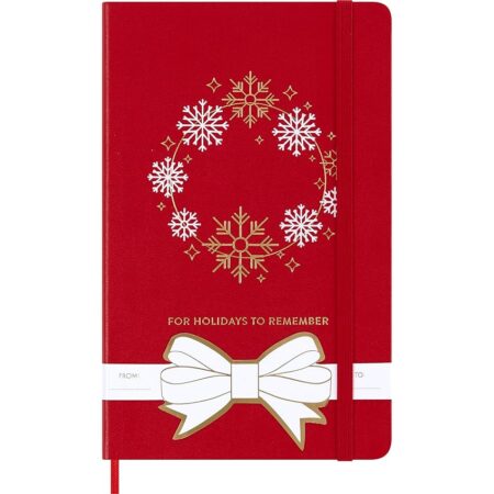 offerta a tempo: moleskine taccuini natalizi, taccuino a righe — 70% da 25,00 € a 7,50 €