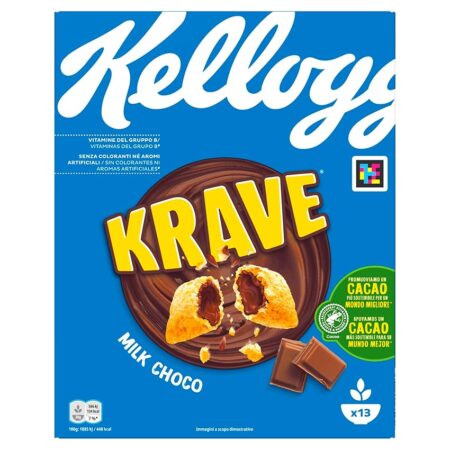offerta a tempo: kelloggs choco krave cereali al latte — 45% da 4,49 € a 2,49 €