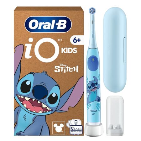offerta a tempo: oral b io kids spazzolino elettrico ricaricabile disney stitch per bambini dai 6 anni in su — 63% da 119,99 € a 44,99 €
