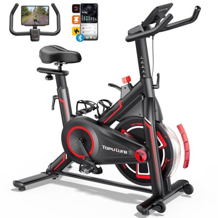 offerta a tempo: toputure cyclette da casa con app, cyclette per casa con resistenza magnetica 0 — 59% da 329,99 € a 135,24 €