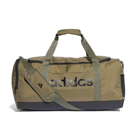 offerta a tempo: adidas mixte essentials linear duffel bag, olive stratalack — 54% da 35,00 € a 15,99 €
