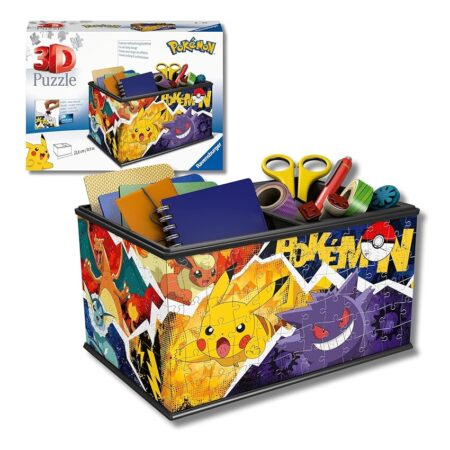 offerta a tempo: ravensburger puzzle 3d pokemon storage box | puzzle 3d bambini a partire dagli 8 — 23% da 27,99 € a 21,59 €