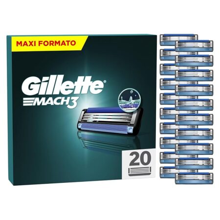 offerta a tempo: gillette mach3 20 lamette di ricambio — 57% da 69,90 € a 29,99 €
