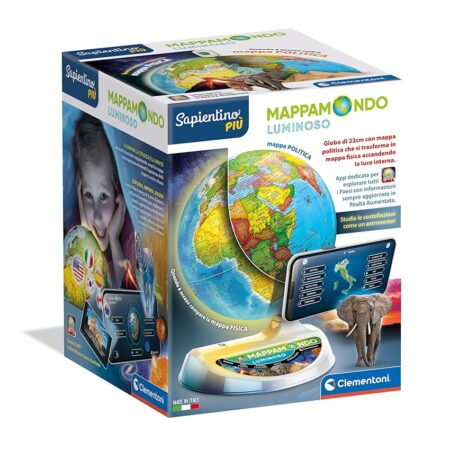 offerta a tempo: clementoni sapientino mappamondo luminoso gioco educativo per bambini — 33% da 29,90 € a 19,90 €