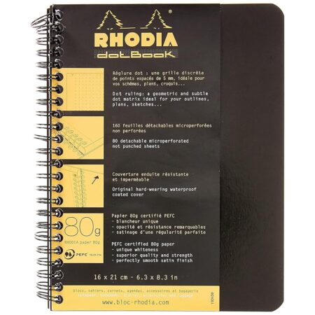 offerta a tempo: rhodia 193439c quaderno a spirale (rilegatura integrale) — 10% da 7,29 € a 6,58 €